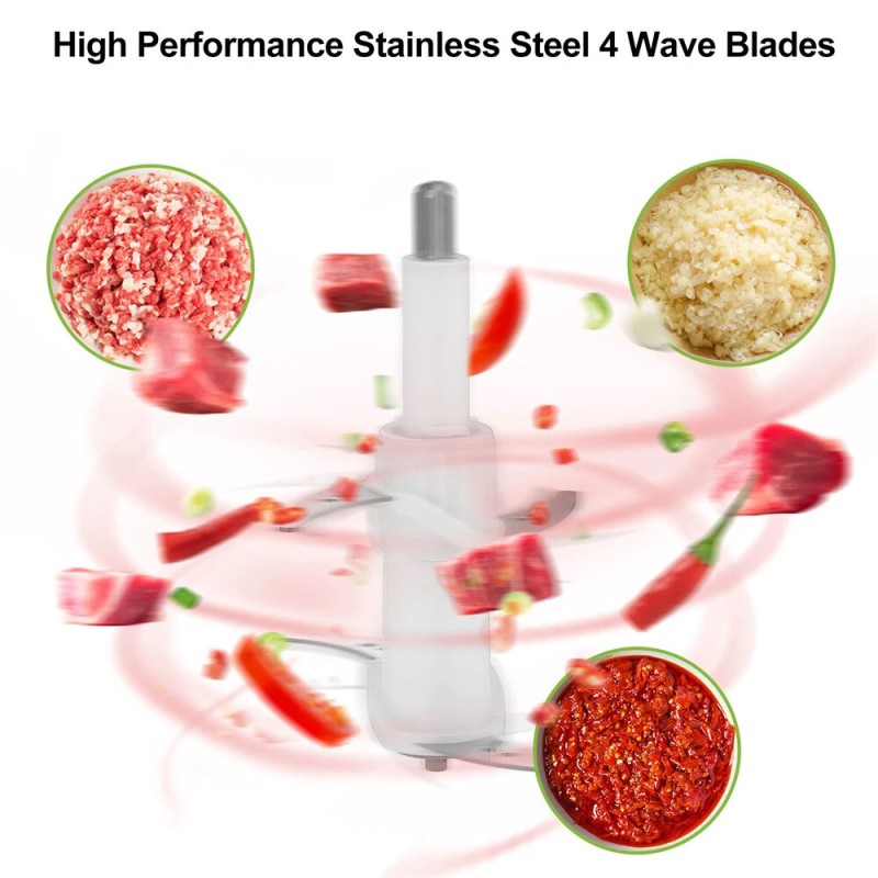 BioloMix 1,8-litrainen lasikulho monitoimikone kaksi nopeutta lihamylly vauvanruoan vihannekset