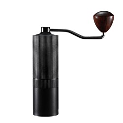 JUSTBUY käsikäyttöinen kahvimylly 38 mm kartioterillä ruostumattomasta teräksestä matkalle ja kotiin