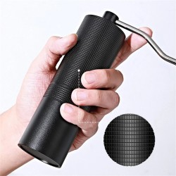 JUSTBUY käsikäyttöinen kahvimylly 38 mm kartioterillä ruostumattomasta teräksestä matkalle ja kotiin