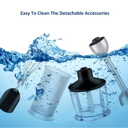 BioloMix 1200W 5-toiminen sauvasekoitinsarja silppurikulho 800ml kannu 600ml vispilä