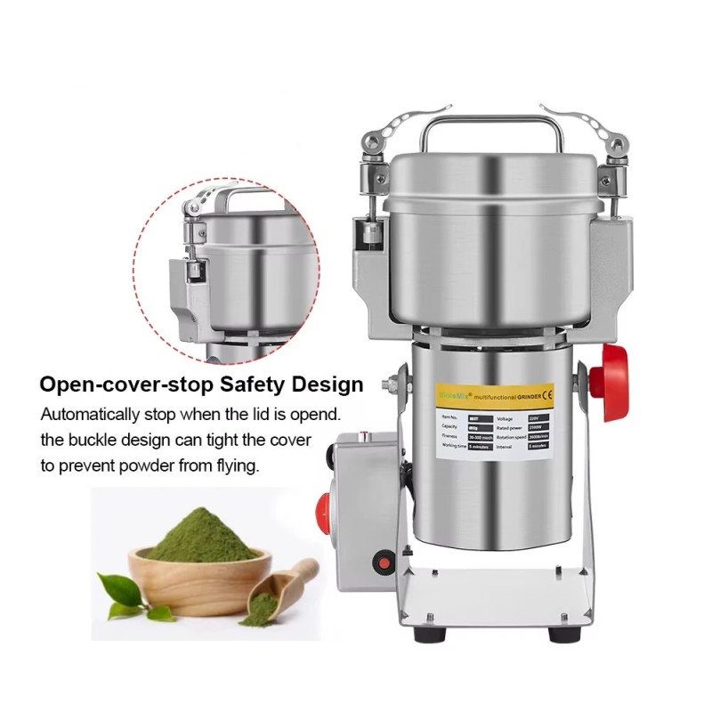 BioloMix 700g sähköinen jauhinmylly viljalle mausteille yrteille kahville