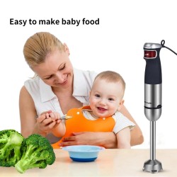 BioloMix 1200-wattinen 5-toiminen sauvasekoitin monitoimisilppuri 800 ml ja 600 ml smoothiekuppi