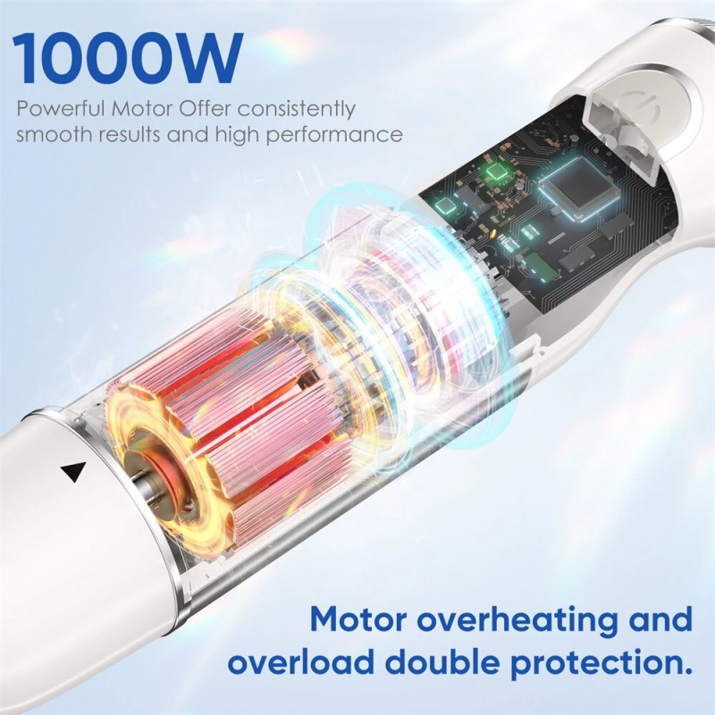 BioloMix 1000W monitoiminen sauvasekoitin silppuri vispilä 600ml smoothiemuki