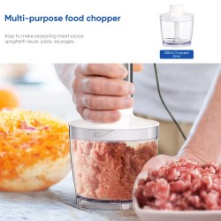 BioloMix 1000W monitoiminen sauvasekoitin silppuri vispilä 600ml smoothiemuki