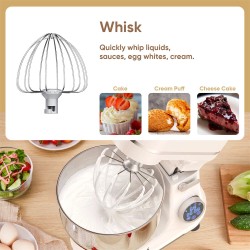 BioloMix yleiskone viiden litran kulholla 1200 watin tasavirtamoottori 11-nopeuksinen OLED-kosketusnäyttö