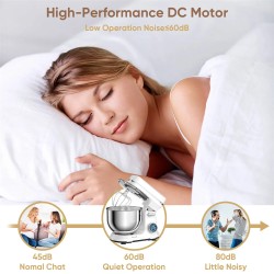 BioloMix yleiskone viiden litran kulholla 1200 watin tasavirtamoottori 11-nopeuksinen OLED-kosketusnäyttö