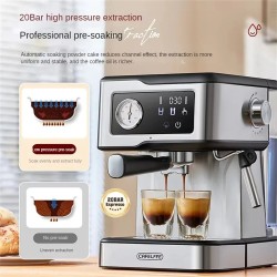 CAFELFFE MK-901 espressokone 20 baarin kosketuspaneeli maidonvaahdotin säädettävä lämpötila kompakti