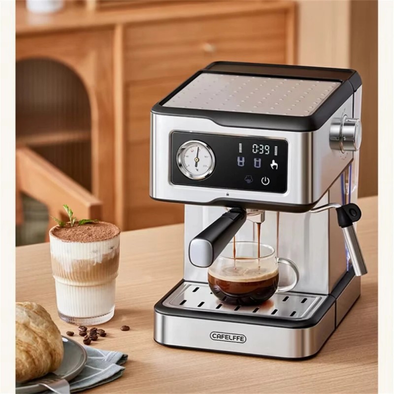 CAFELFFE MK-901 espressokone 20 baarin kosketuspaneeli maidonvaahdotin säädettävä lämpötila kompakti
