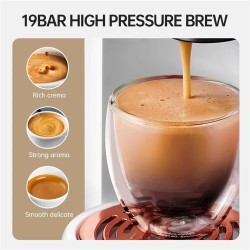 CAFELFFE MK-606 monitoimikapselikahvinkeitin yhteensopiva NS DG KCUP ESE seitsemänportainen vedenmääränsäätö kuuma-kylmä