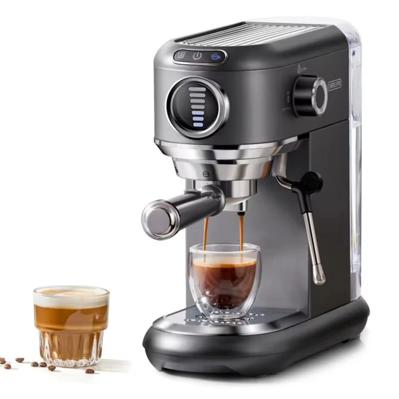 CAFELFFE MK-601F puoliautomaattinen espresso 19 baarin 1450W portafiltteri höyrysauva kapseliyhteensopiva