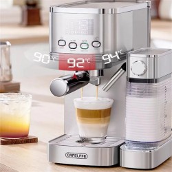 CAFELFFE MK-801 20 baarin espressokone integroidulla maidonvaahdottimella yhden kosketuksen säädettävällä lämpötilalla