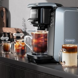 HiBREW H6 nelitoiminen kapselikahvinkeitin 20 barin älykäs kapselitunnistus kuuma/kylmäuutto NS DG K-Cup yhteensopiva