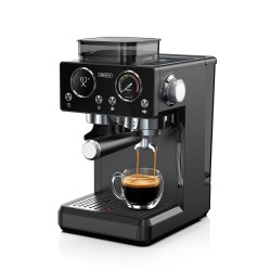 HiBREW H20 espressokone 1350W 20 barin paine sisäänrakennettu mylly maidonvaahdotin PID lämpötilansäätö