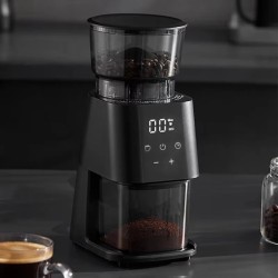 NovuLife BG710T sähköinen kartiomainen kahvimylly 30 jauhatusasetusta lcd-kosketusnäyttö 100 g papusäiliö