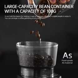 NovuLife BG710T sähköinen kartiomainen kahvimylly 30 jauhatusasetusta lcd-kosketusnäyttö 100 g papusäiliö