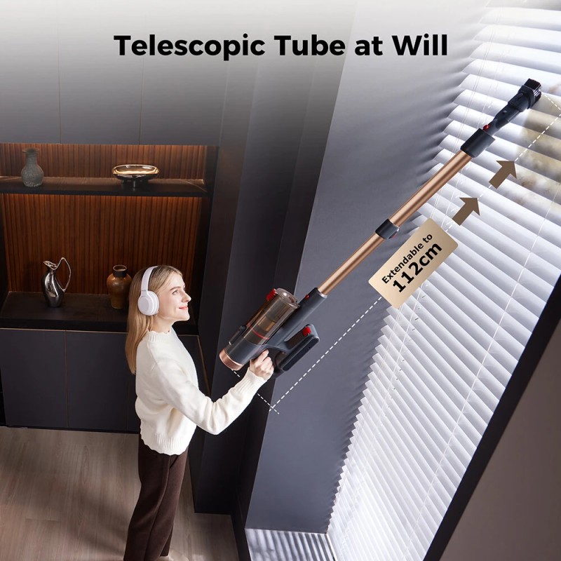 Proscenic P11 Ultra langaton käsikäyttöinen imuri 40 kPa älykäs LED-näyttö suurikapasiteettinen akku vihreän valon tunnistus