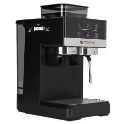 BlitzHome CM5520 puoliautomaattinen espressokone 20 baarin 1350 W sisäänrakennettu jauhin suuri kosketusnäyttö 1,8 l vesisäiliö