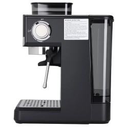 BlitzHome CM5520 puoliautomaattinen espressokone 20 baarin 1350 W sisäänrakennettu jauhin suuri kosketusnäyttö 1,8 l vesisäiliö