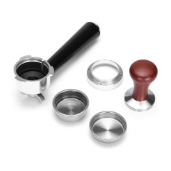 BlitzHome CM5520 puoliautomaattinen espressokone 20 baarin 1350 W sisäänrakennettu jauhin suuri kosketusnäyttö 1,8 l vesisäiliö