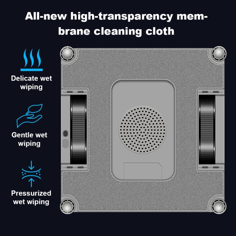 Liectroux S11 ikkunanpesurobotti 4-tieinen vesisuihku, ääniohjeet, älykäs navigointi, kaukosäädin ja sovellusohjaus