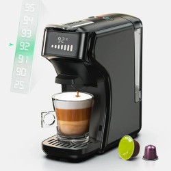HiBREW H1B monitoimi kapselikahvinkone kuuma kylmä korkeapaine espresso cappuccino yhteensopiva jauheen kanssa