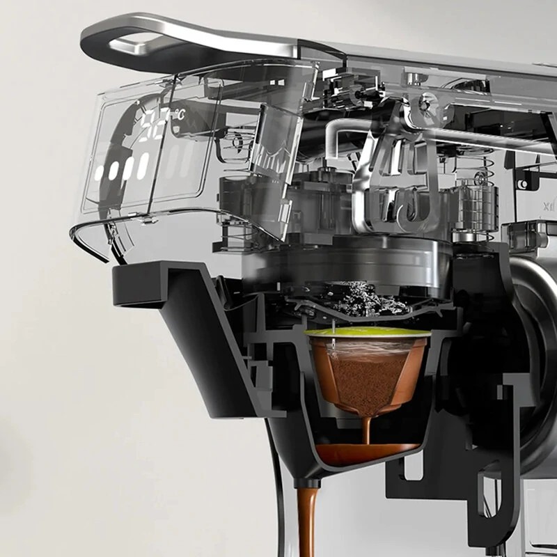 HiBREW H1B monitoimi kapselikahvinkone kuuma kylmä korkeapaine espresso cappuccino yhteensopiva jauheen kanssa