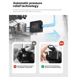 HiBREW H1B monitoimi kapselikahvinkone kuuma kylmä korkeapaine espresso cappuccino yhteensopiva jauheen kanssa