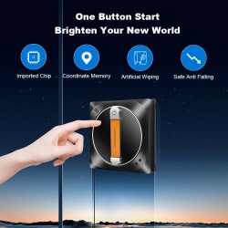 LIECTROUX ikkunanpesurobotti 3000Pa imulla kaksisuuntainen vesisuihku laseranturi sovellusohjaus kaukosäätö