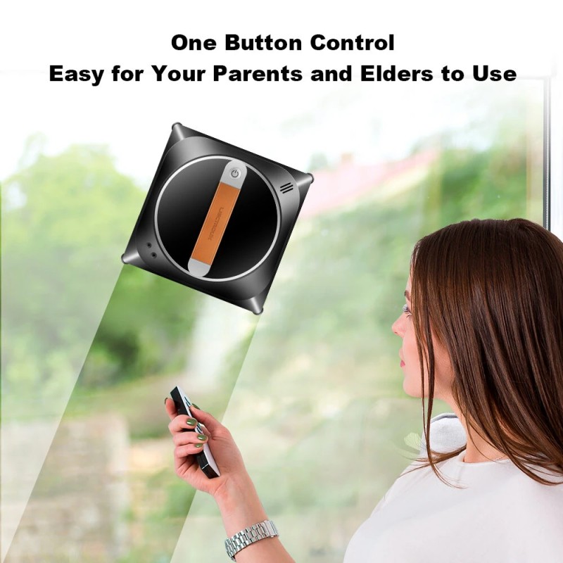 LIECTROUX ikkunanpesurobotti 3000Pa imulla kaksisuuntainen vesisuihku laseranturi sovellusohjaus kaukosäätö