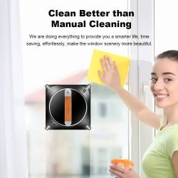 LIECTROUX ikkunanpesurobotti 3000Pa imulla kaksisuuntainen vesisuihku laseranturi sovellusohjaus kaukosäätö