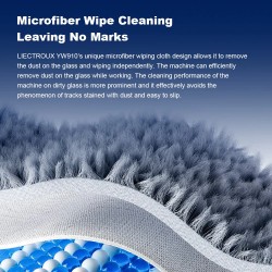 LIECTROUX ikkunanpesurobotti 3000Pa imulla kaksisuuntainen vesisuihku laseranturi sovellusohjaus kaukosäätö