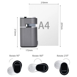 BlitzHome C180 kompakti kannettava espressokone 15 baarin paineella kuuma ja kylmä uuttotila