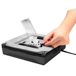 ABIR WD8 ikkunapuhdistusrobotti tehokas 3000Pa imuteho kaksi ultraäänisuihkua sovellus kaukosäädin