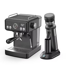 HiBREW H10A ja G5 espressopaketti 20 baarin paine, sähköinen kahvimylly 36 säädettävää asetusta