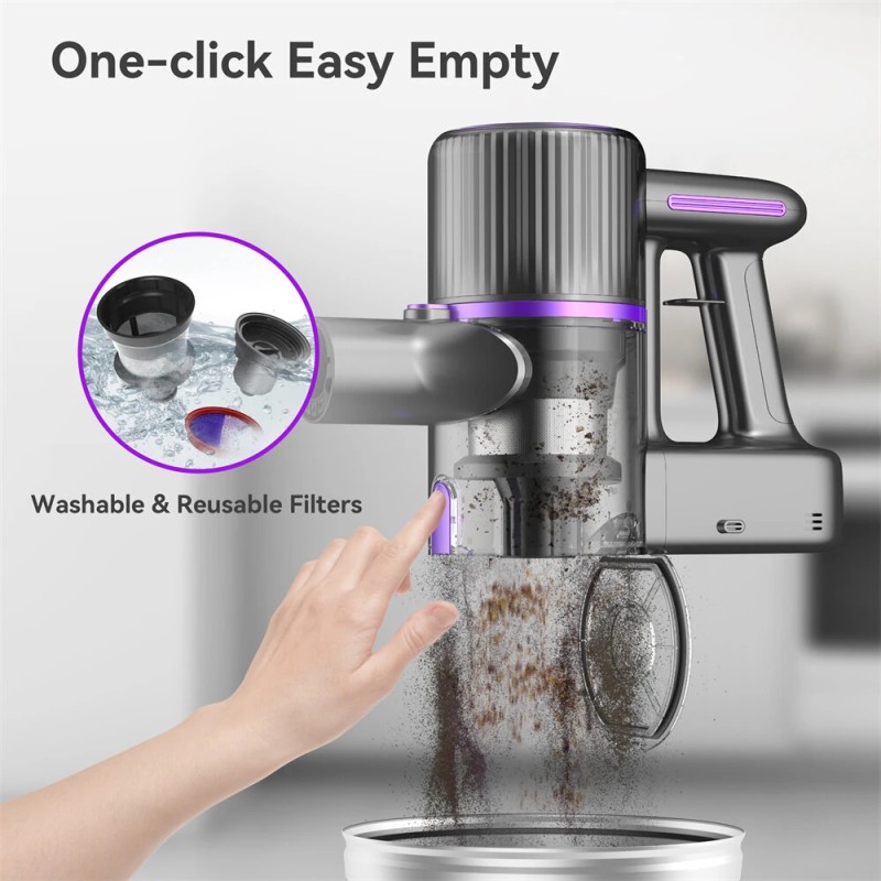 INSE POWEART N700 langaton kannettava monitoimisauvaimuri 30000 Pa vahva imuteho kevyt