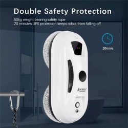 JUSTBUY W13 automaattinen ikkunoiden puhdistusrobotti imuri ja lasinpyyhin kaukosäätimellä