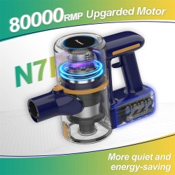 INSE POWEART N7P langaton kuusitoiminen kevyt varsi-imuri ladattava akku tehokas imu