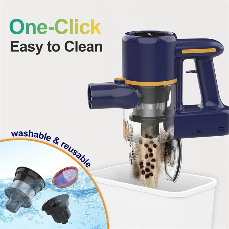 INSE POWEART N7P langaton kuusitoiminen kevyt varsi-imuri ladattava akku tehokas imu