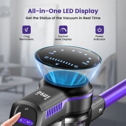 INSE S7 Pro johdoton varsi-imuri 26000Pa imuteho 265W jopa 45 minuutin käyttöaika lemmikkikarvoille