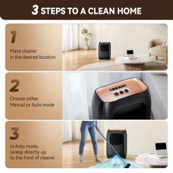 NovuLife IN02 infrapuna-anturi kosketukseton sähköinen pölysäiliö pölynimuri salonkiin lemmikkikarvoille