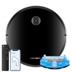 LIECTROUX C7 robotti-imuri ja märkämoppi WiFi-sovellus älykartoitus 6000 Pa imuteho harjaton moottori