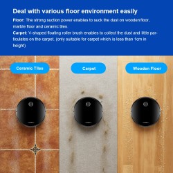 LIECTROUX C7 robotti-imuri ja märkämoppi WiFi-sovellus älykartoitus 6000 Pa imuteho harjaton moottori