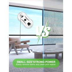 PuRuiKai sähköinen ikkunanpesurobotti kotikäyttöön vahvalla imuteholla kaukosäätöllä ja putoamissuojalla