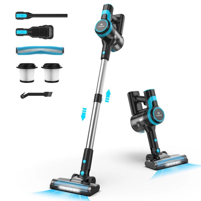 INSE TASVAC V600 langaton pölynimuri 28000 Pa tehokas imuteho monitoiminen kevyt 45 minuutin akkukesto