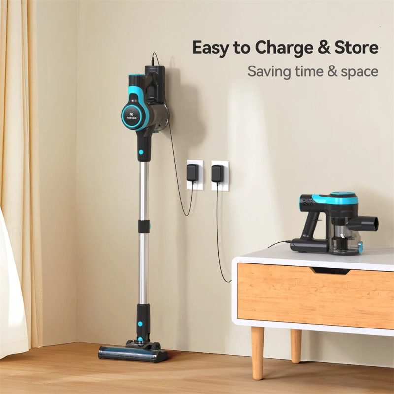 INSE TASVAC V600 langaton pölynimuri 28000 Pa tehokas imuteho monitoiminen kevyt 45 minuutin akkukesto