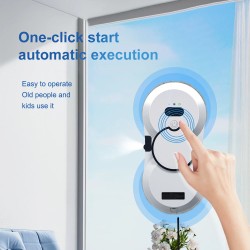 PuRuiKai HCR-10 automaattinen ikkunanpesurobotti vesiruiskulla ja kaukosäätimellä turvaköydellä