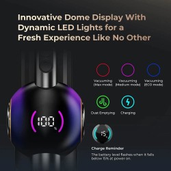 JIGOO V700 langaton imuri ja imuasema 2,5 l automaattityhjennyksellä 33 kPa imuteholla