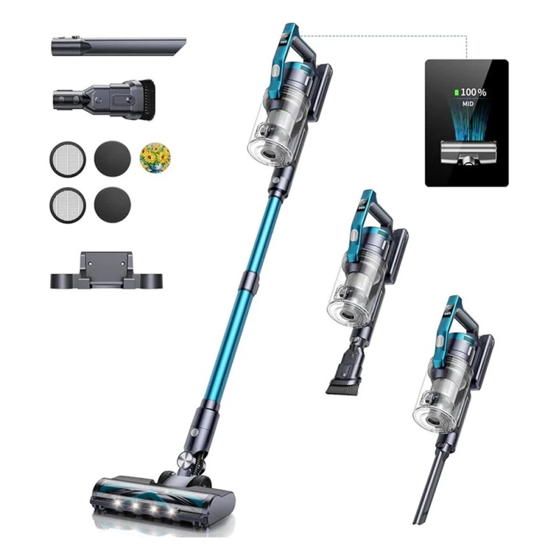 BuTure VC60 johdoton imuri 450W 38 kPa OLED animoitu näyttö aromaterapia käärimätön harja