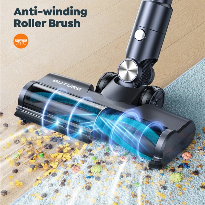 BuTure VC60 johdoton imuri 450W 38 kPa OLED-animoitu näyttö aromaterapia käärimätön harja