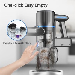 INSE POWEART N700 johdoton sauvaimuri 6-toiminen 30 kPa:n imuteho 45 minuuttia LED-moottoroitu lattiaharja